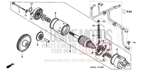 STARTING MOTOR NSS2501 de 2001